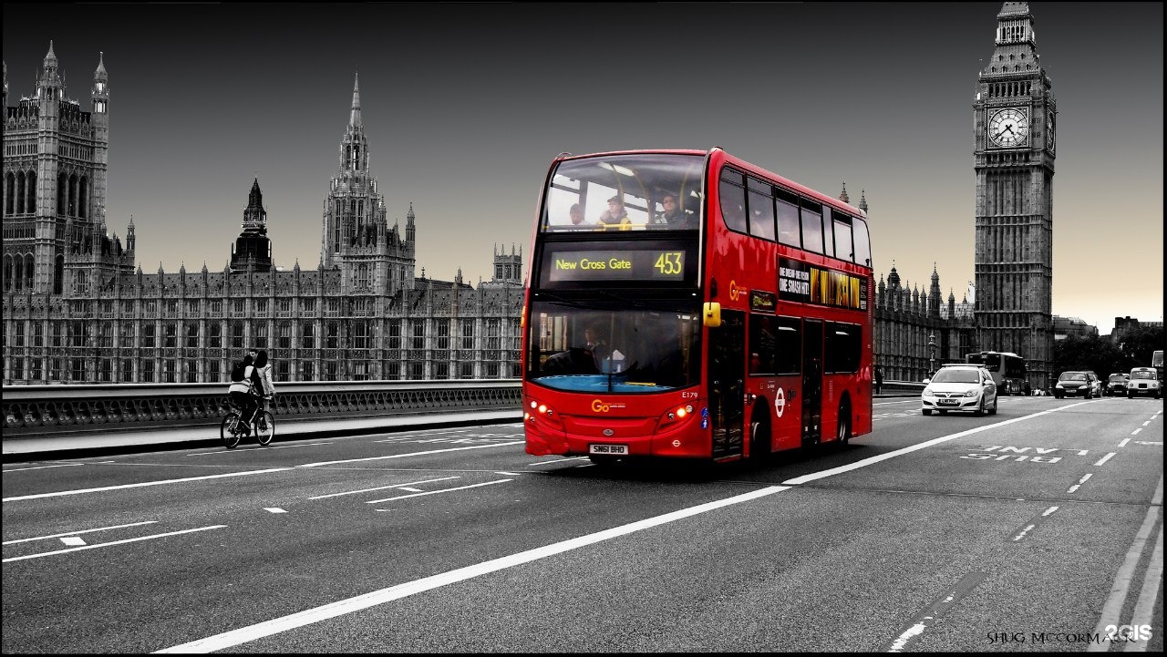Лондон аббатство Вестминстерское красный автобус