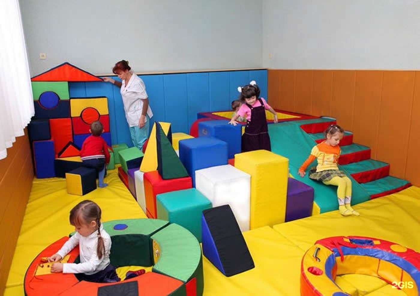 Детские мягкие модули для игровых комнат