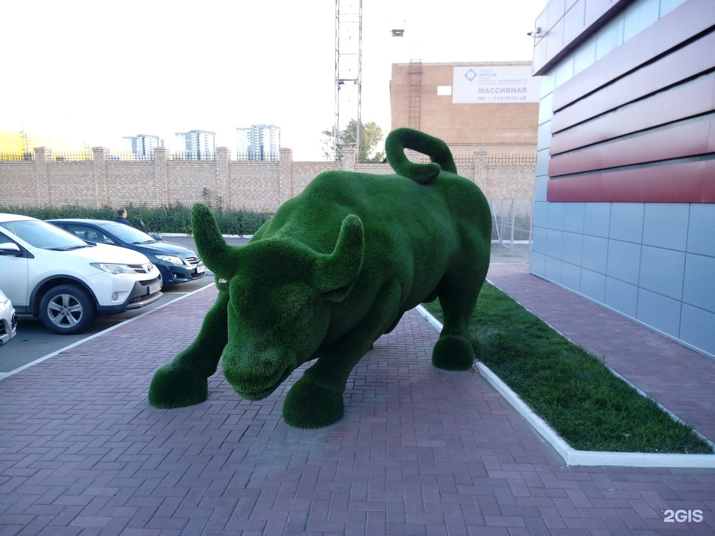 Зеленый бык в Москве