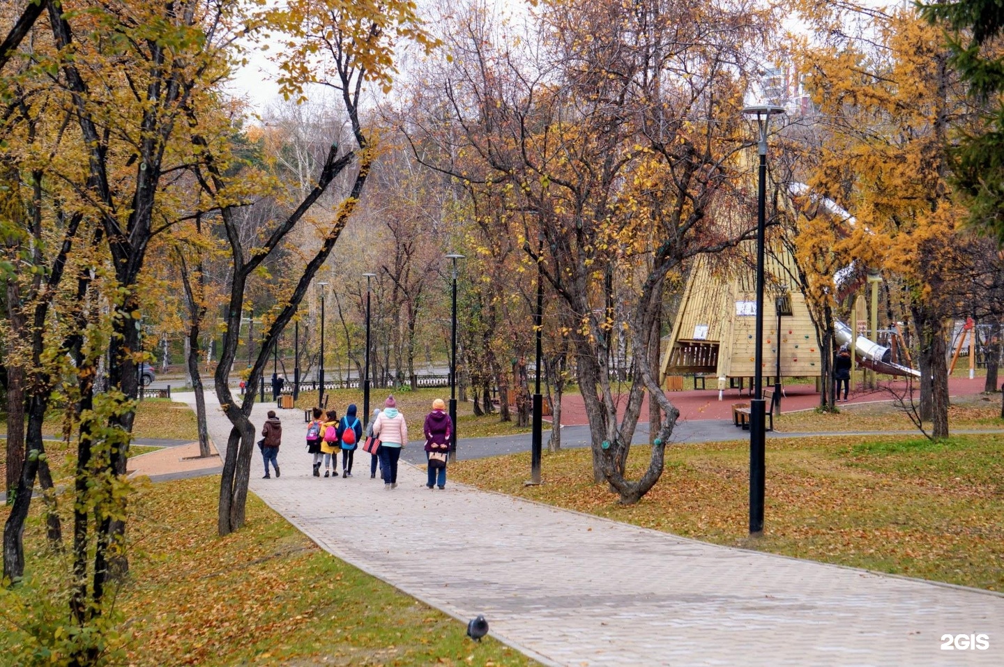 Лисихинский парк в Иркутске проект