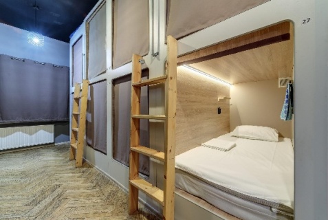 Москва: Капсульные отели Сон в кубе