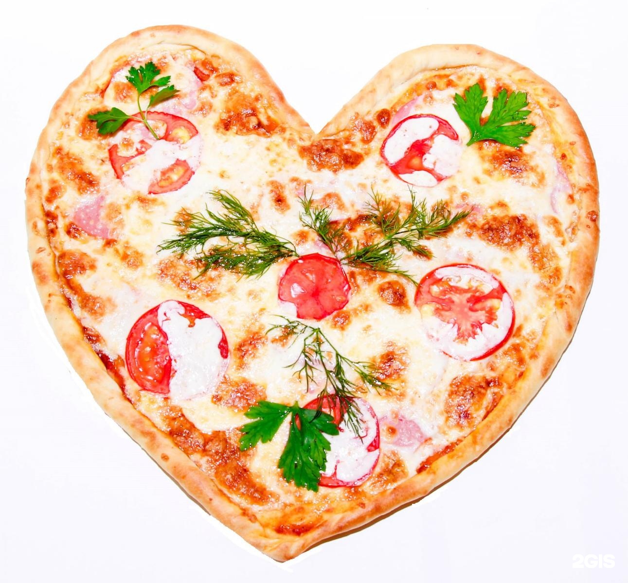 Пицца сердечком