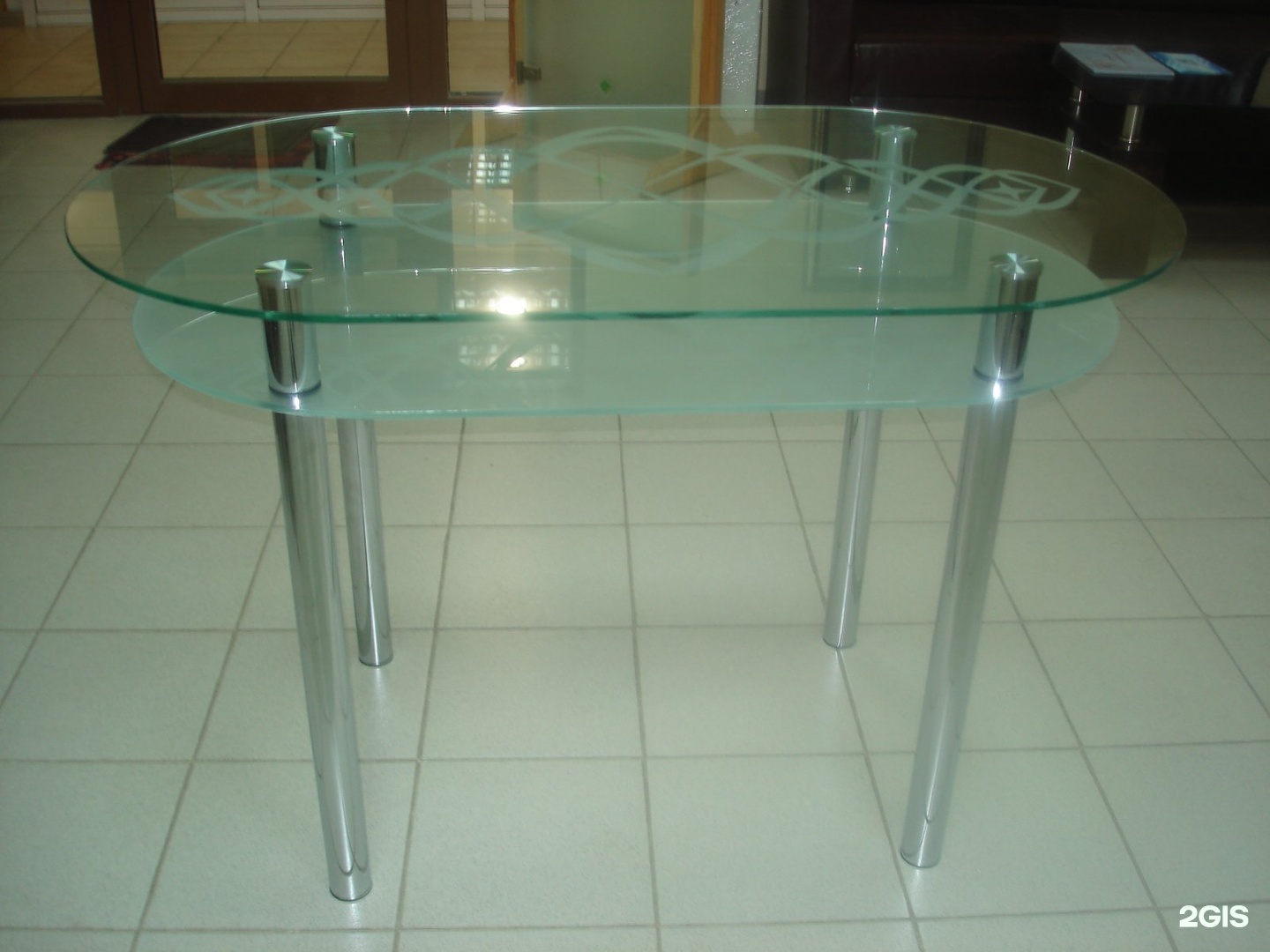 стеклянный стол для кухни бу