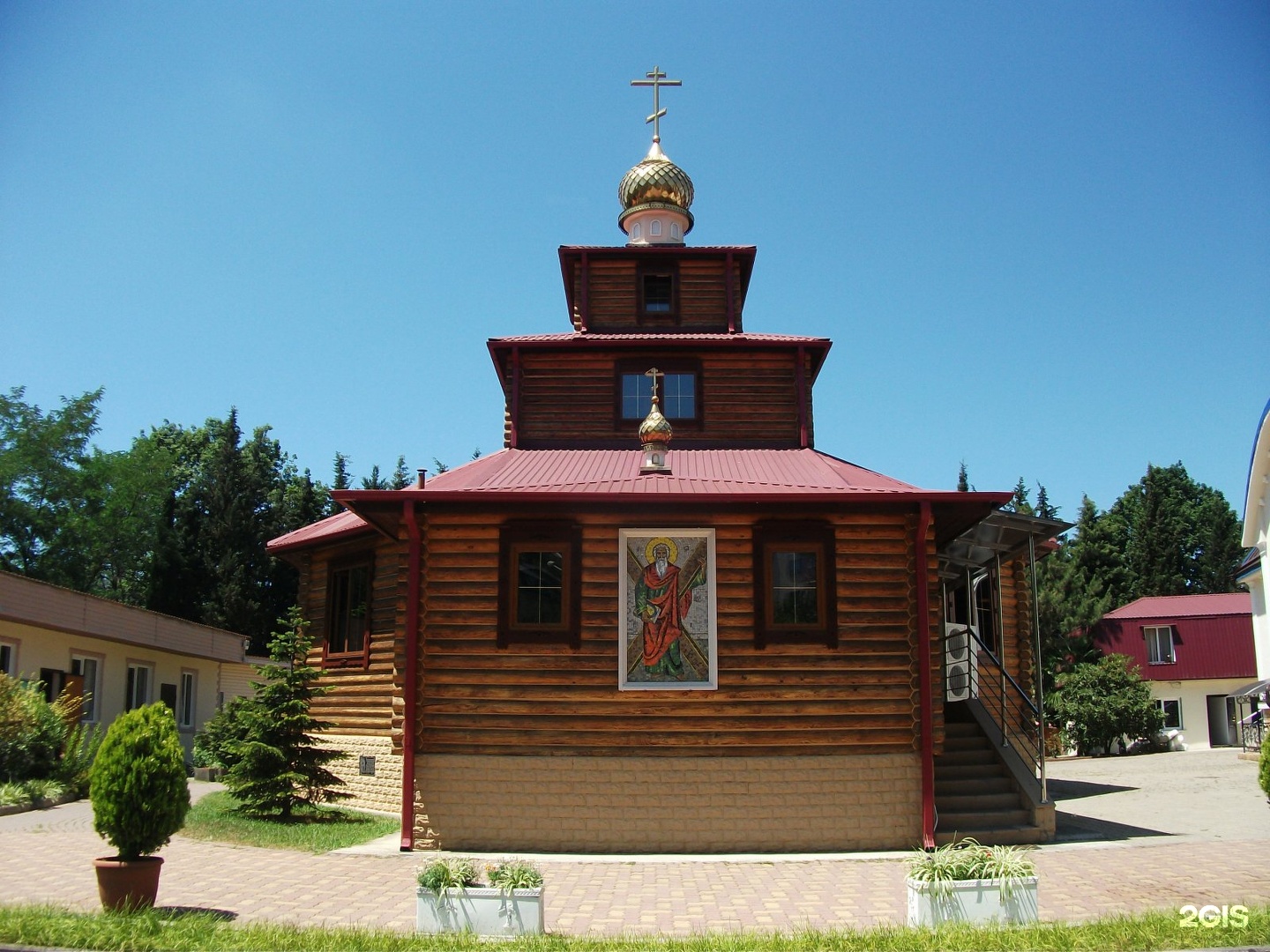 Храм Матроны поселок здравница