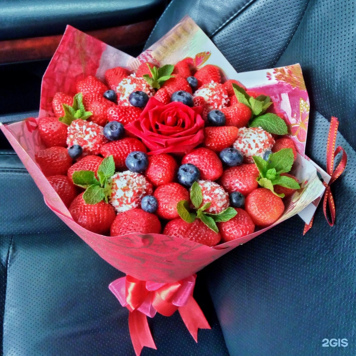 Красноярск букет из клубники