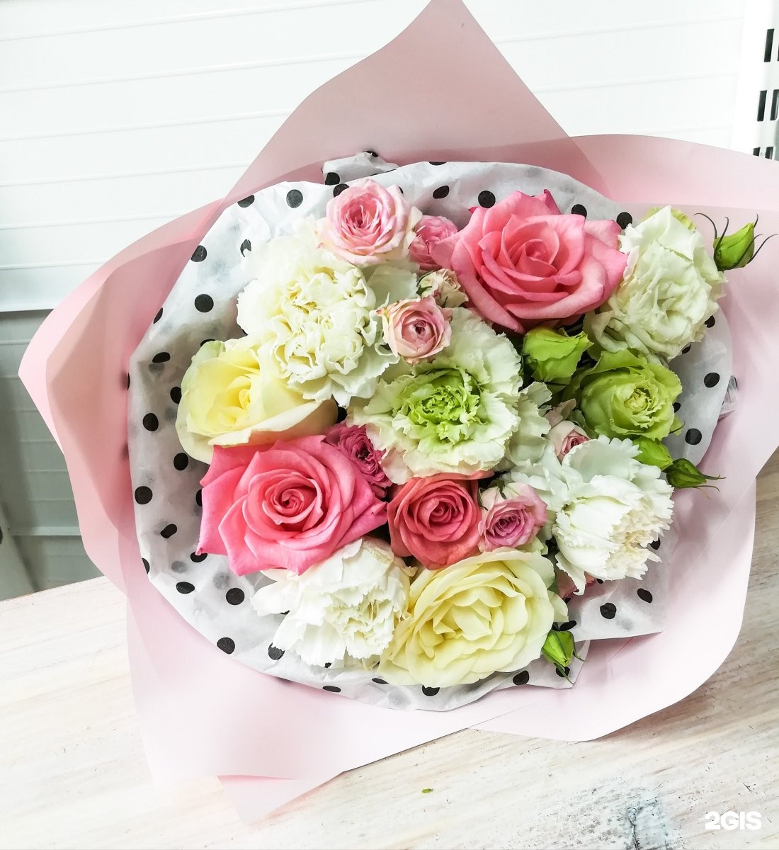 Кустовые розы розовые букет Йошкар-Ола. Цветы в наличии. Купить букет йошкар ола