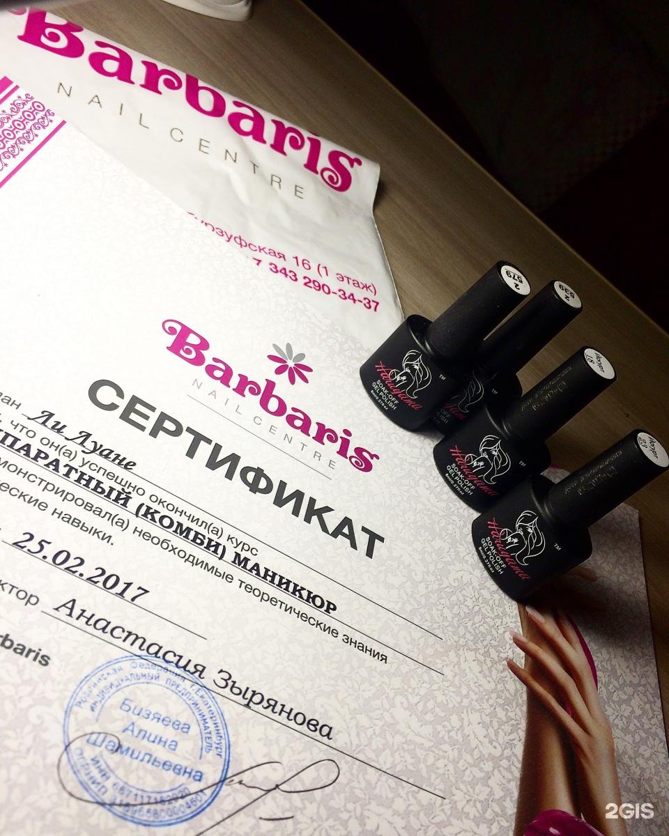 Карта Barbaris Nail Centre.