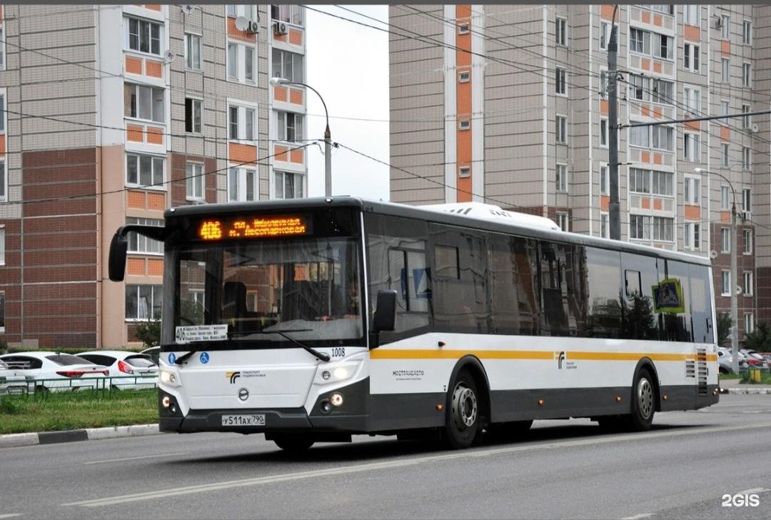 Маршрут автобуса 406 (Подольск - Москва) на карте Подольска
