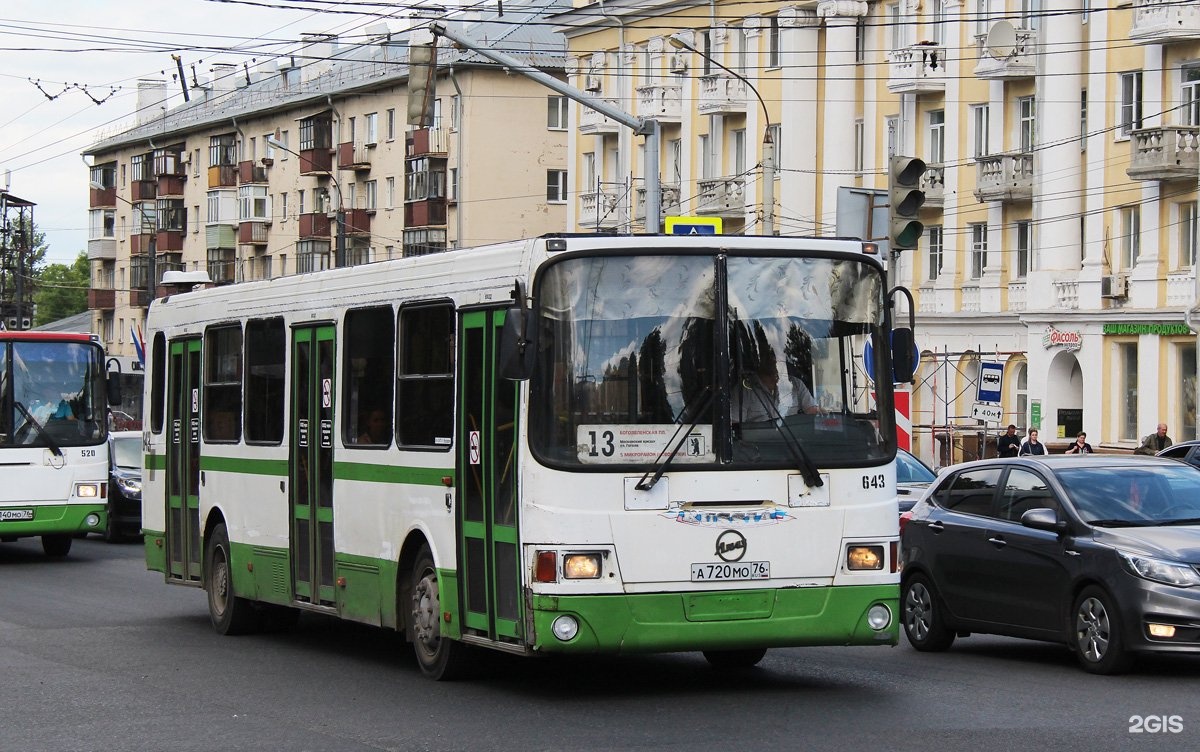 Автобус 13 ярославль маршрут