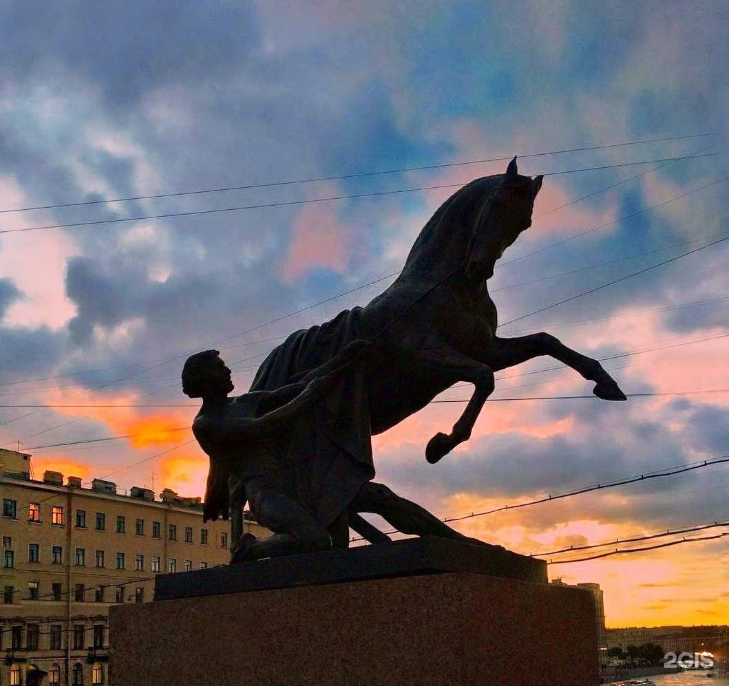 Аничков мост в санкт петербурге фото