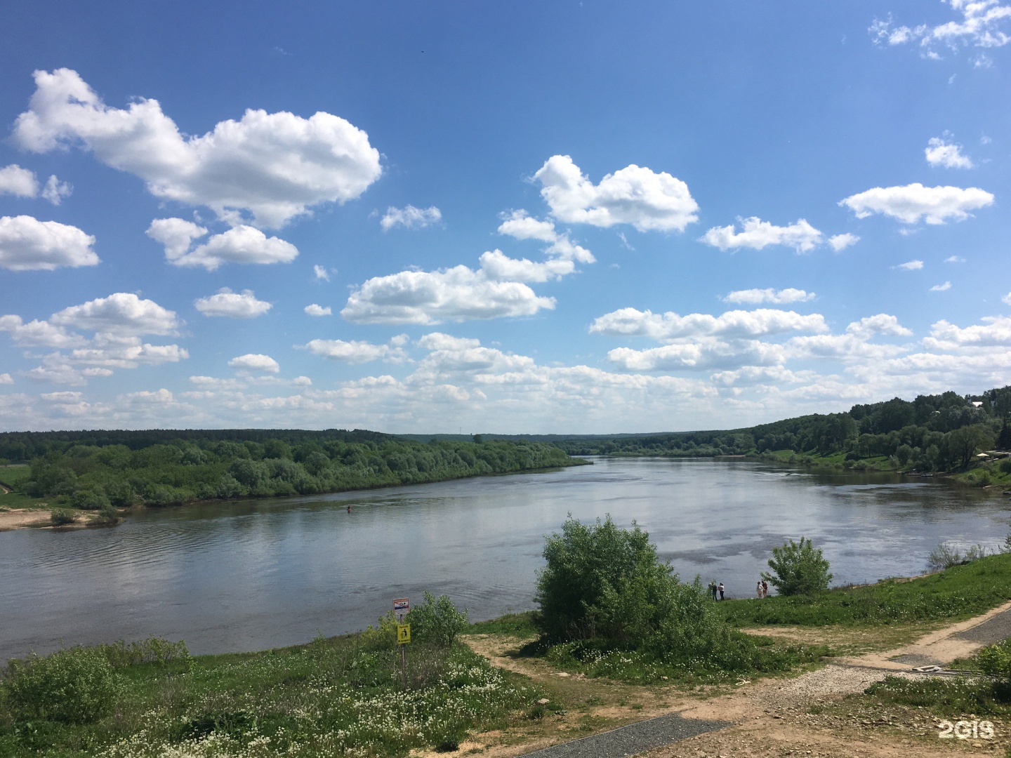 Река Ока в Орловской области