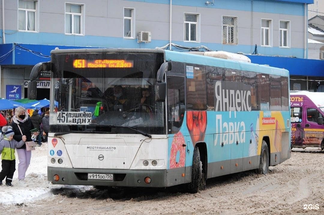 Автобус 451 пушкино