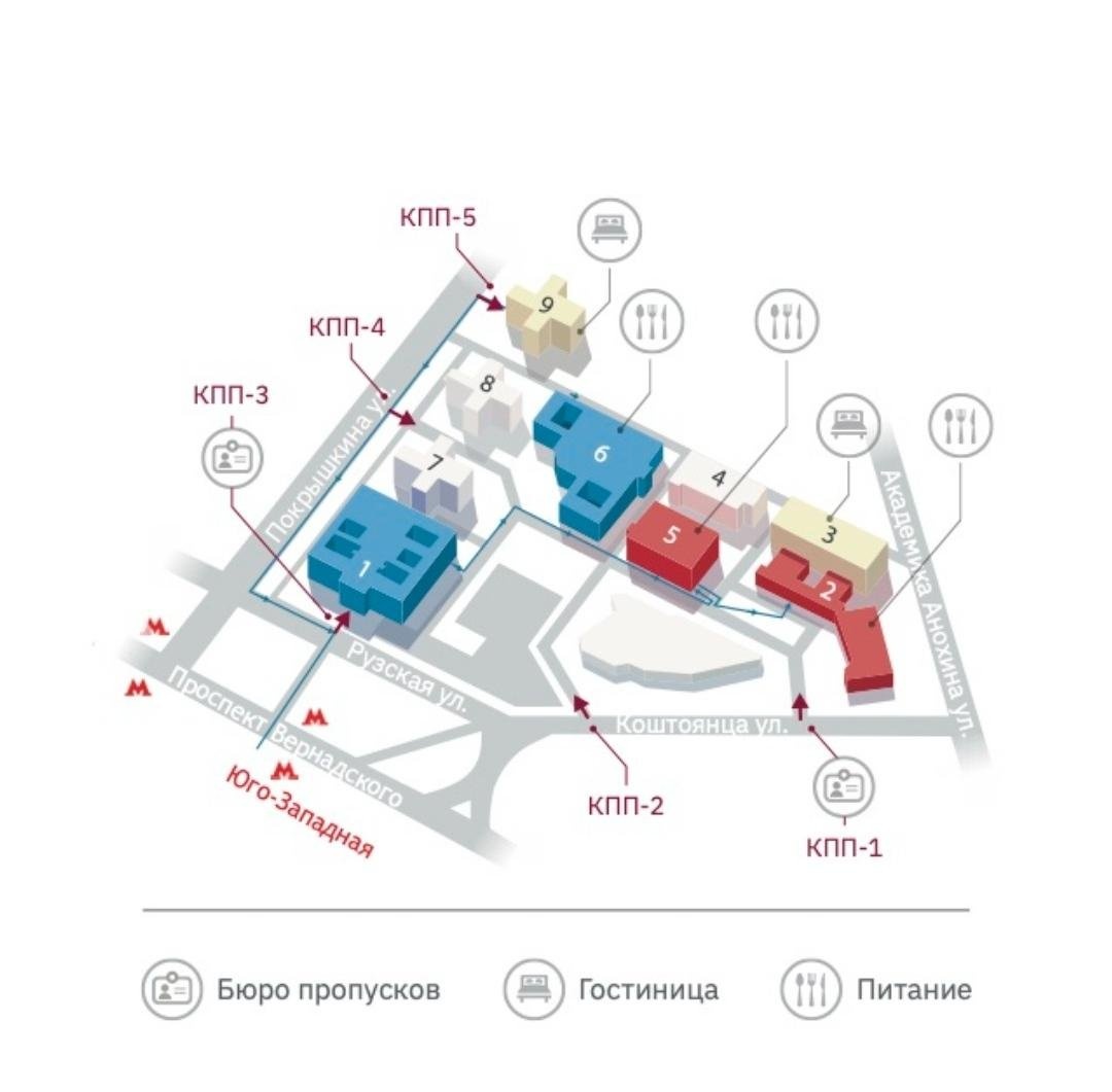 Карта корпусов ранхигс москва