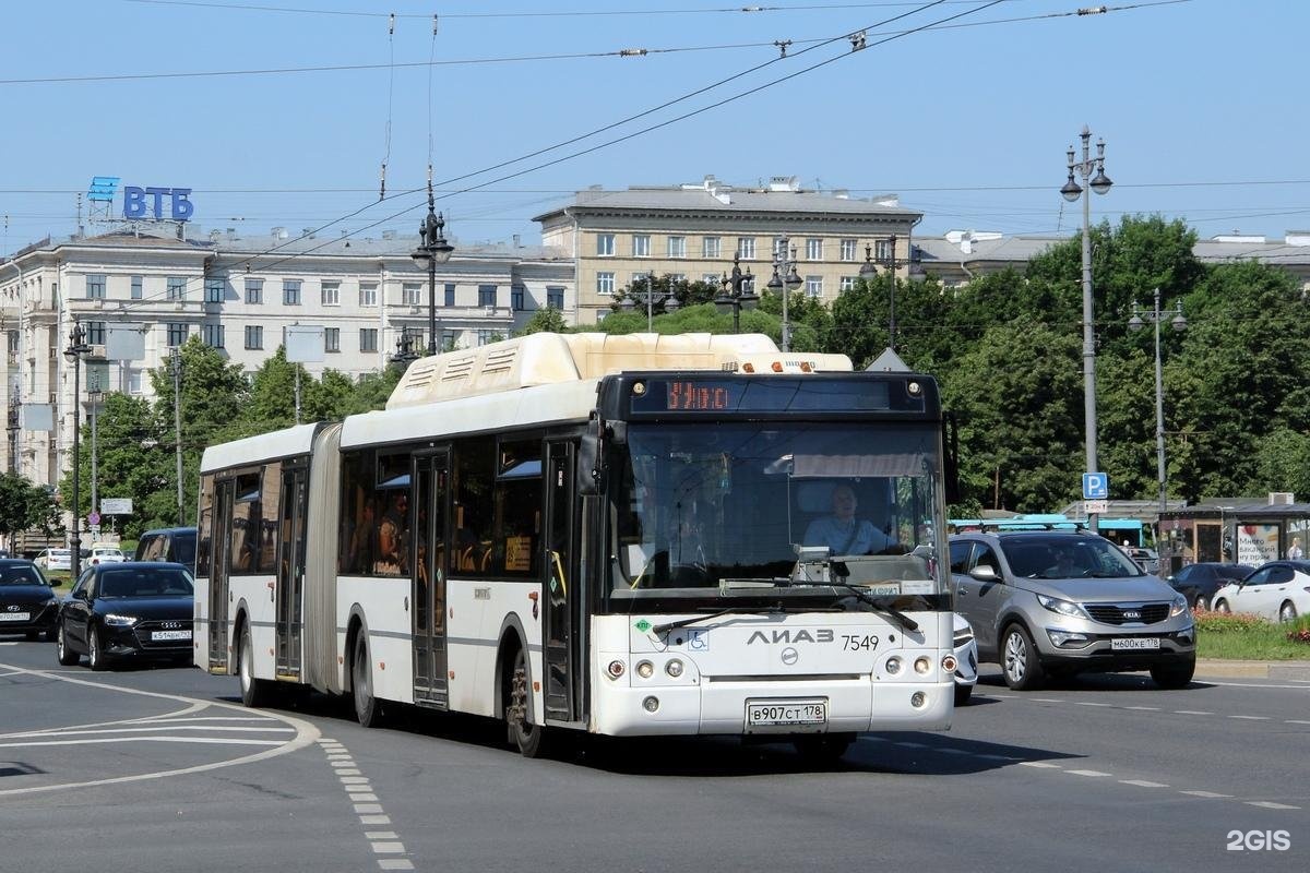 Автобусный маршрут 39 в Санкт-Петербурге