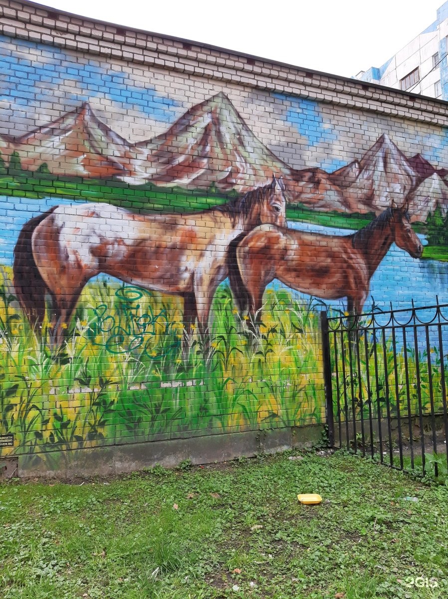 Граффити лошадь