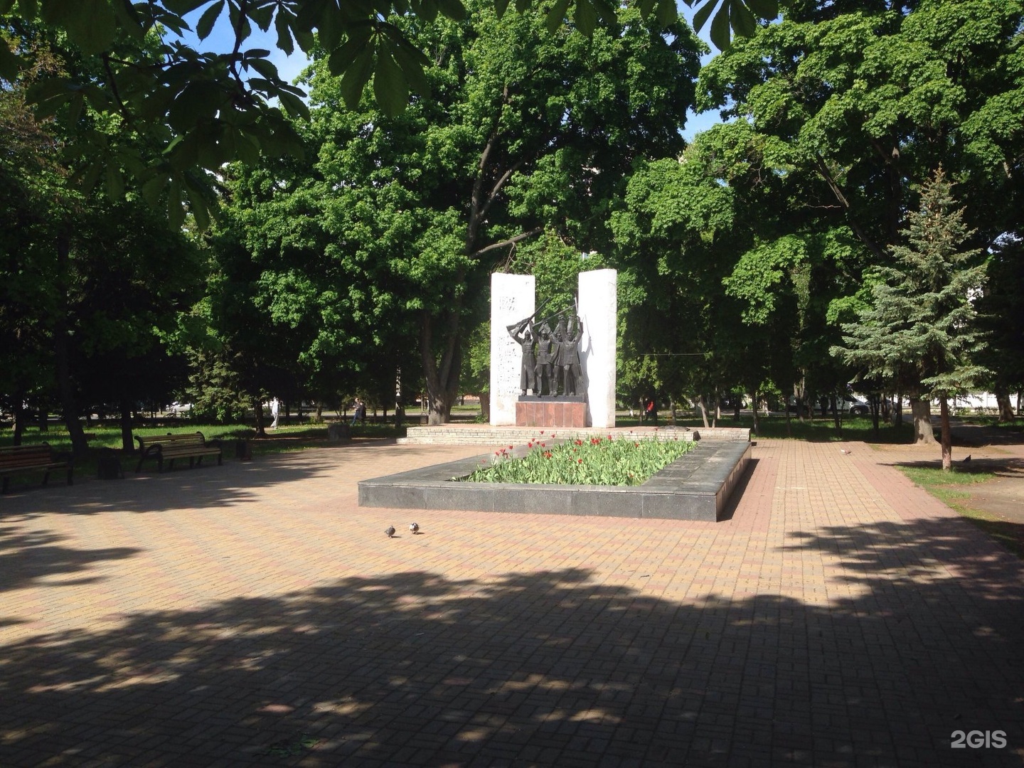 парк героев гражданской войны курск