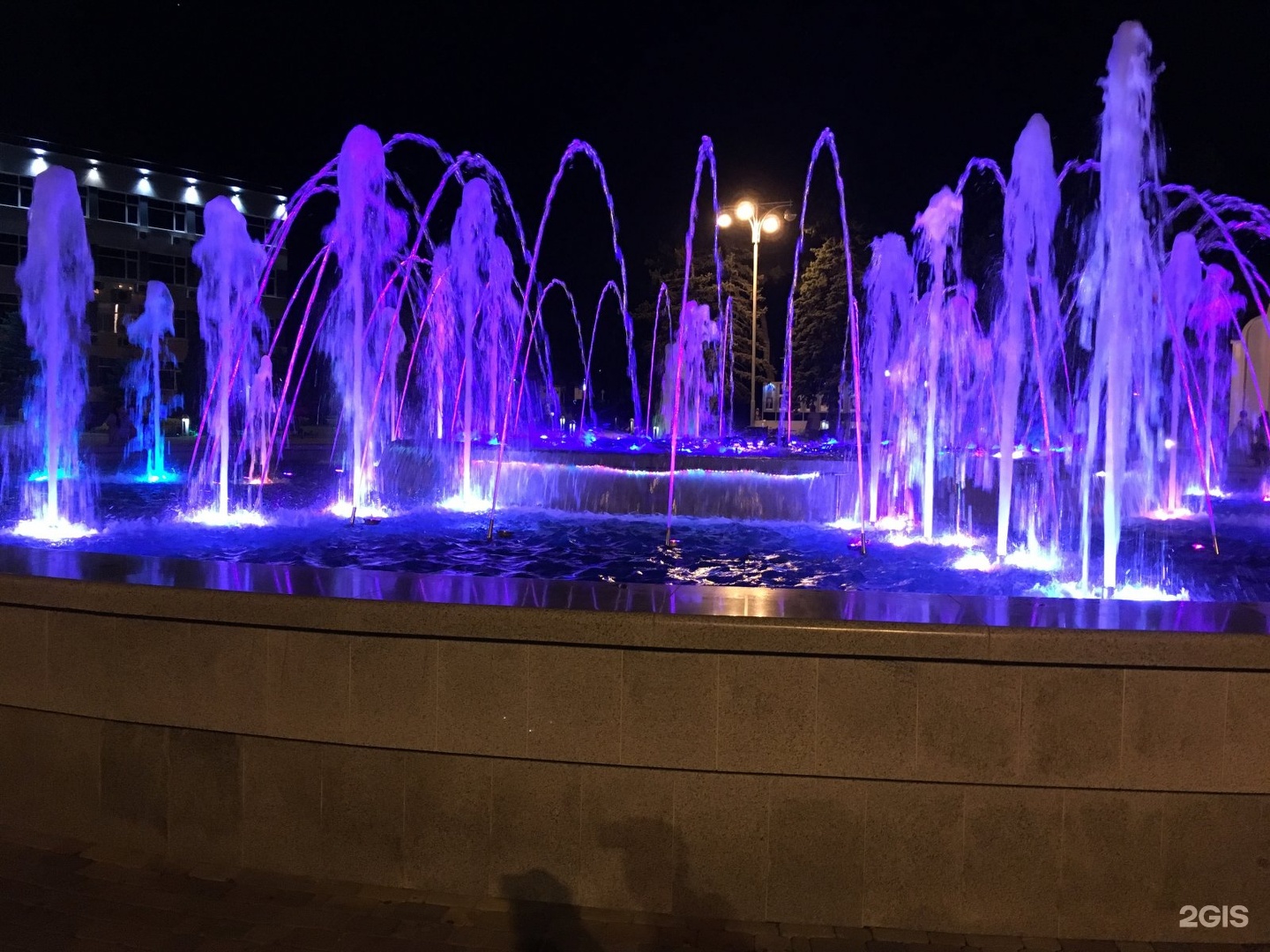 Светомузыкальный фонтан в Анапе