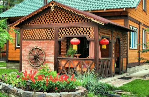 с. Манжерок: Турбаза Райский бережок