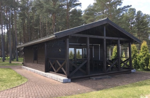 д. Печки: Коттедж Домик на берегу Псковского озера